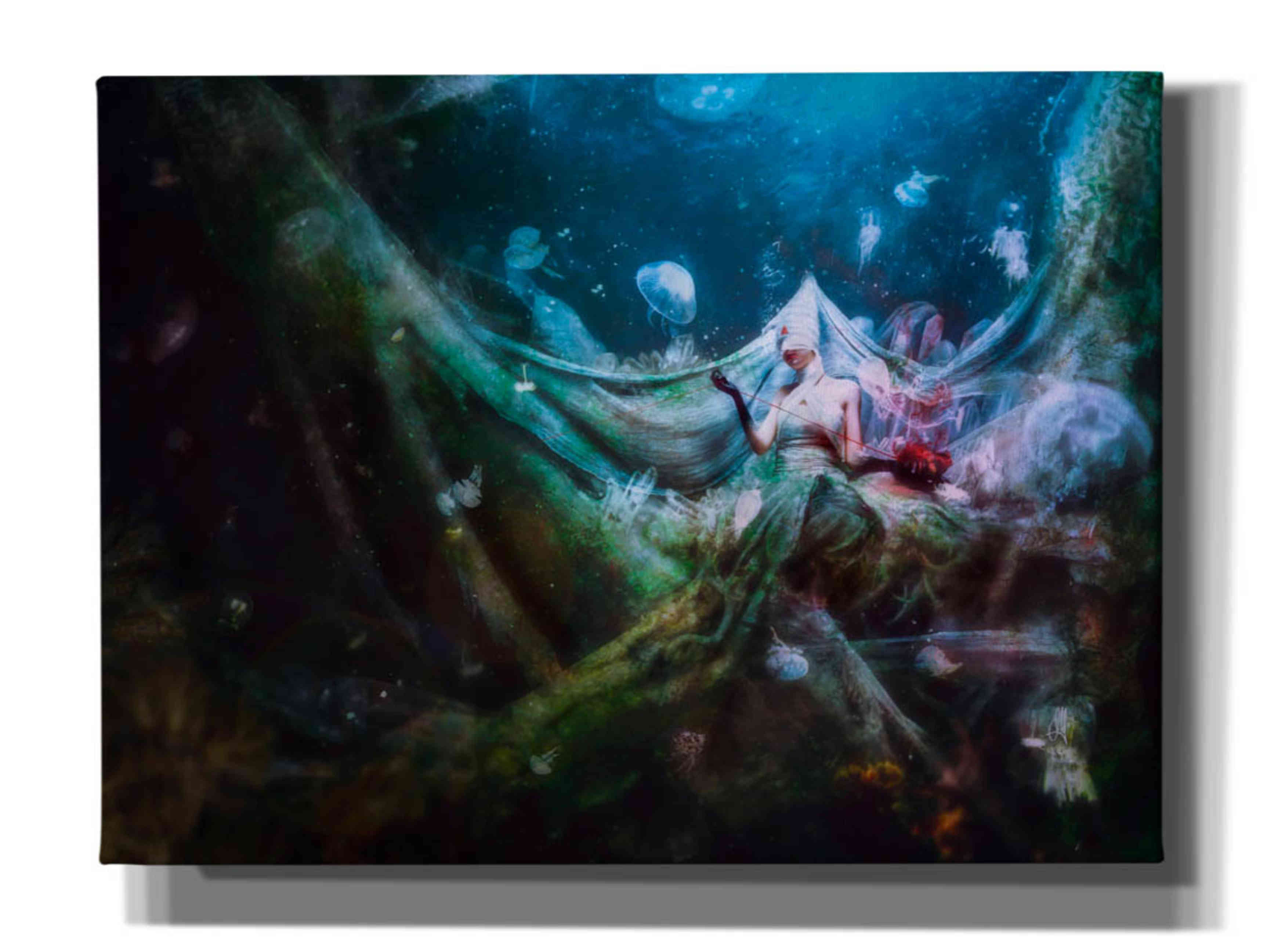 'Unravel' by Mario Sanchez Nevado, Canvas Wall Art,Size A Portrait