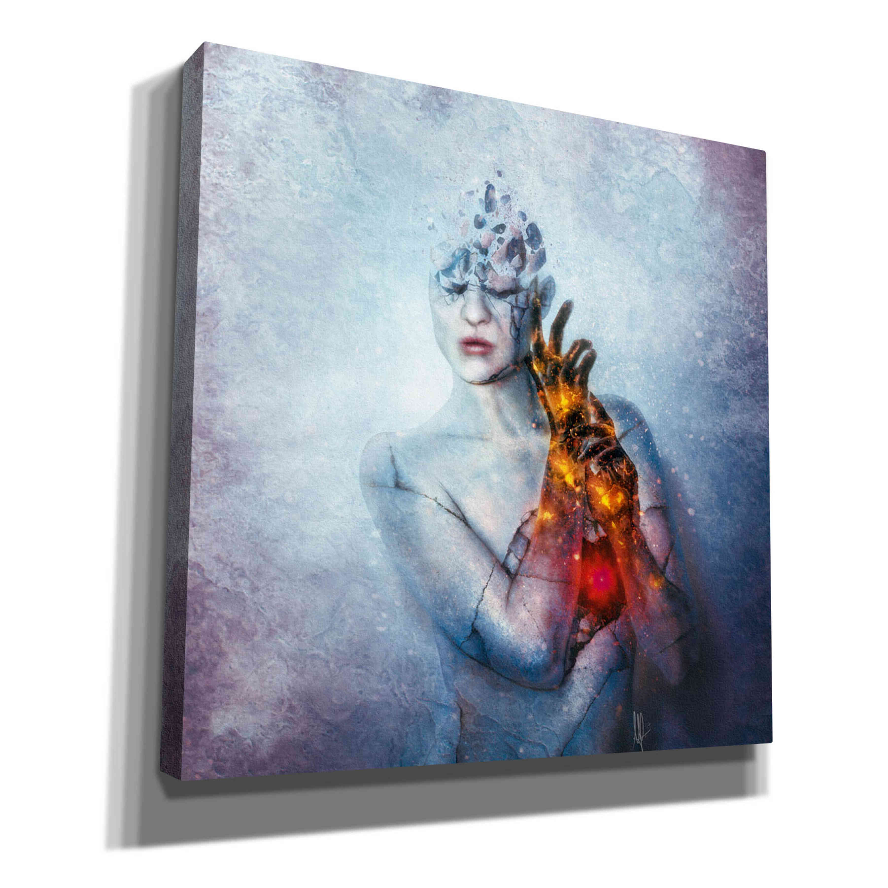 'Until You Break' by Mario Sanchez Nevado, Canvas Wall Art,Size 1 Square