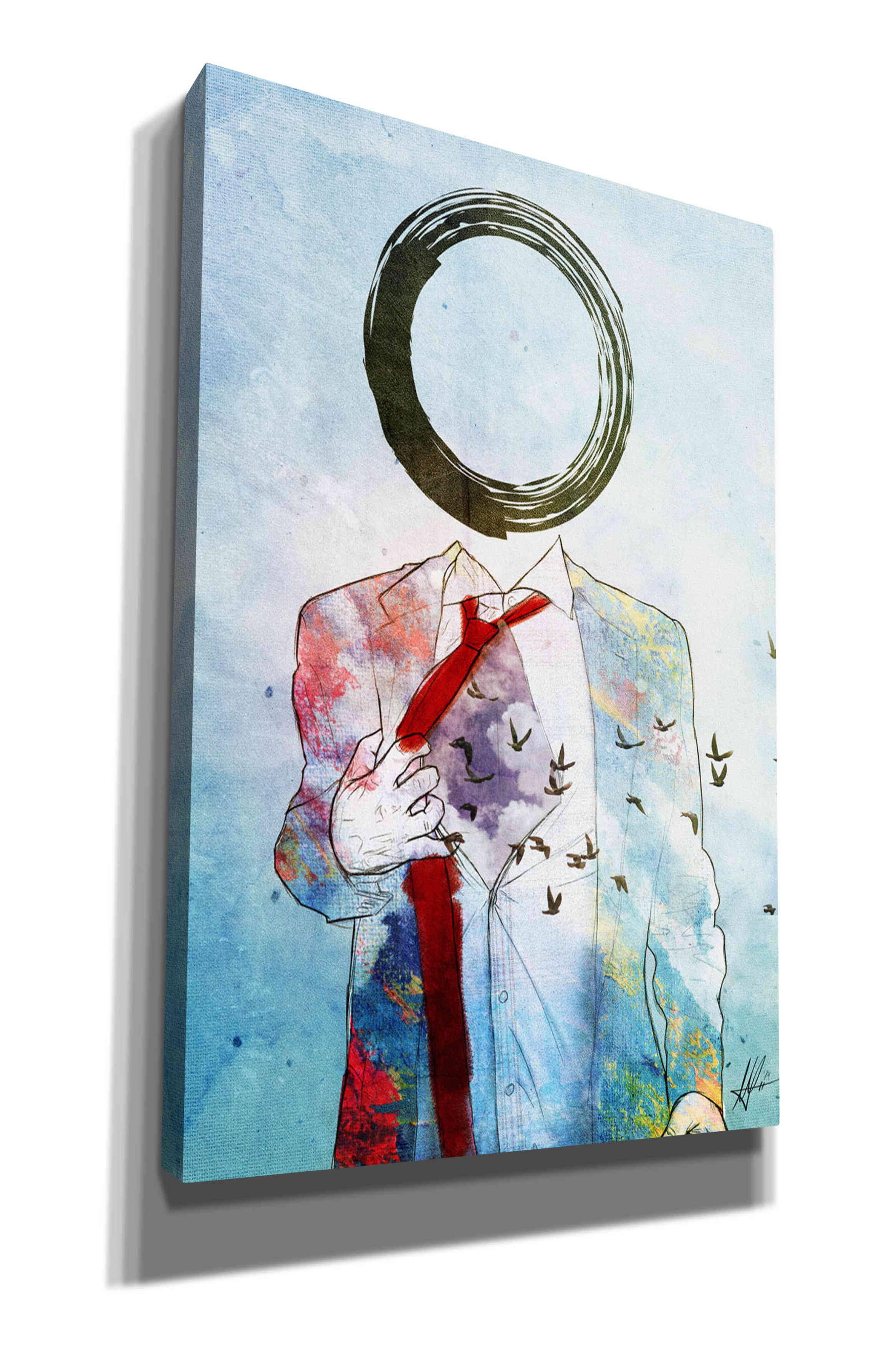 'Zero' by Mario Sanchez Nevado, Canvas Wall Art,Size A Landscape