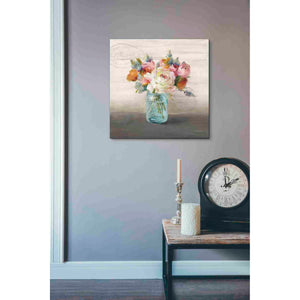 'French Cottage Bouquet II Mothers' by Danhui Nai, Canvas Wall Art,18x18