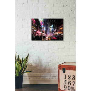'Neon New York City' by Nicklas Gustafsson, Canvas Wall Art,18x26