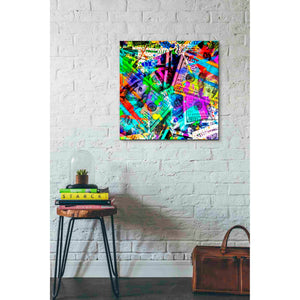 'Dirty Benjamins' Canvas Wall Art,26x26