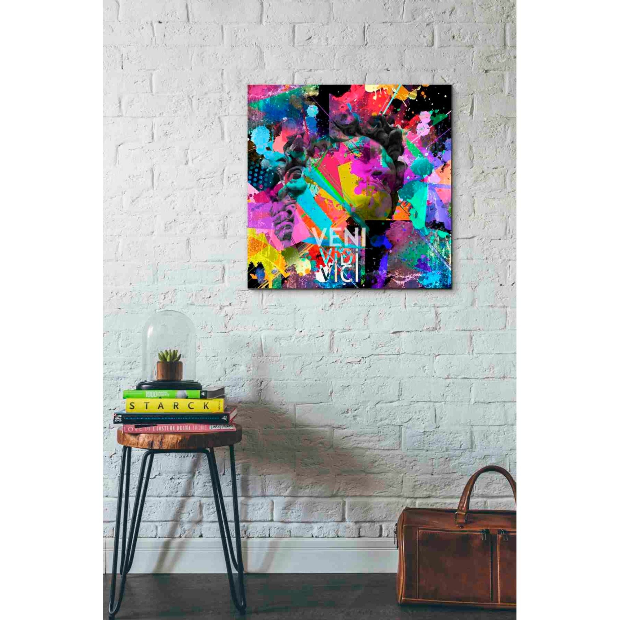 'Michelangelo's David Color' Canvas Wall Art,26x26