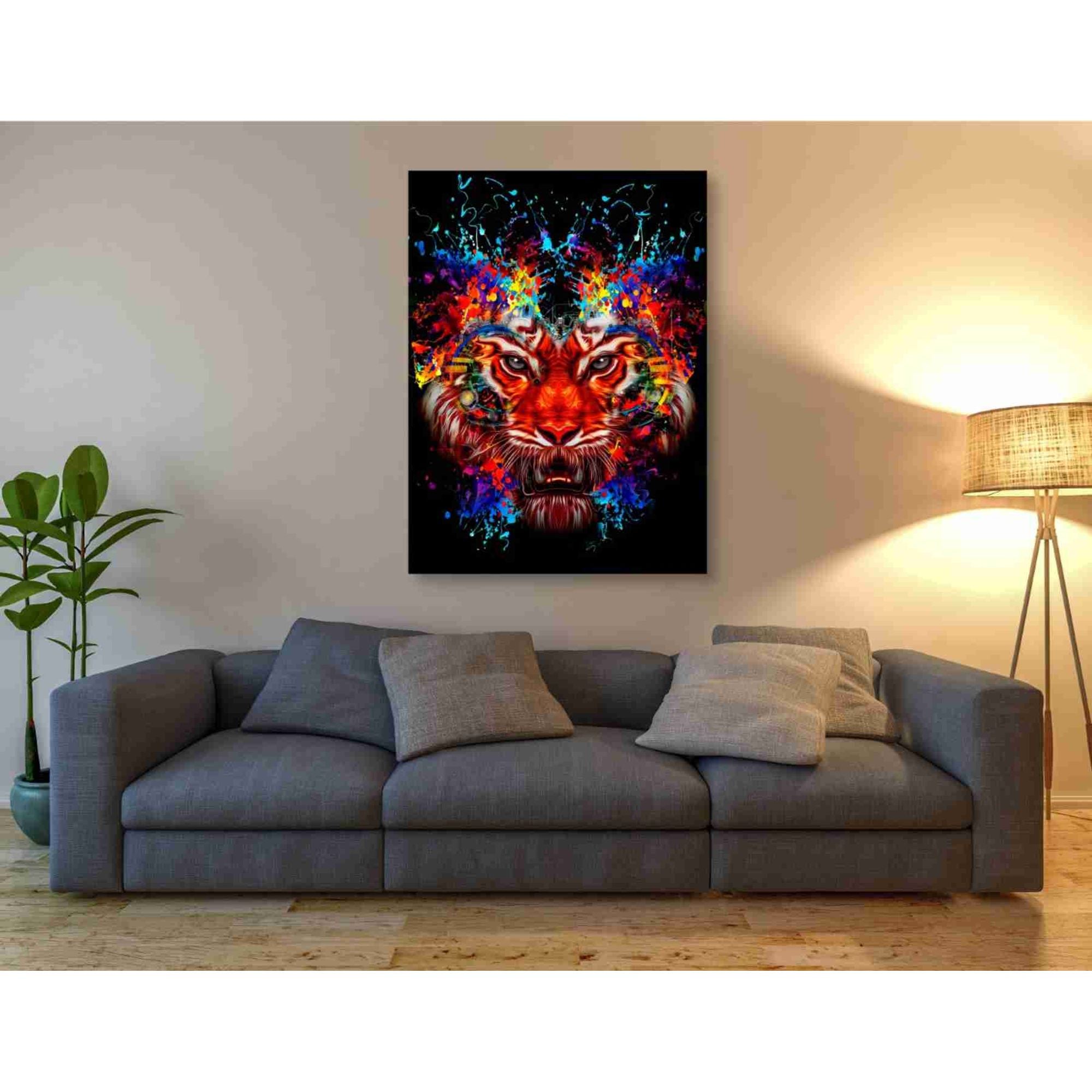 'Dubtiger' Canvas Wall Art,40x54