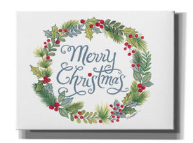 'Merry Christmas Wreath' by Diane Kater, Canvas Wall Art