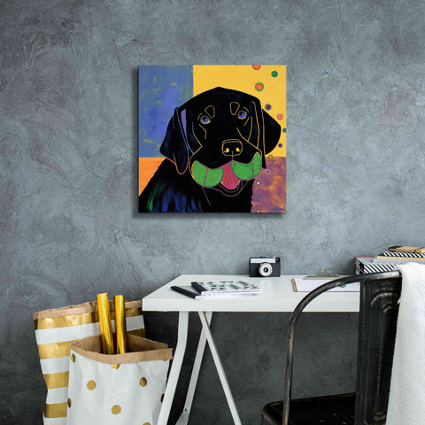 Image of 'Baller' by Angela Bond Giclee Canvas Wall Art,18x18