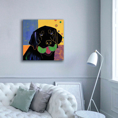 Image of 'Baller' by Angela Bond Giclee Canvas Wall Art,37x37