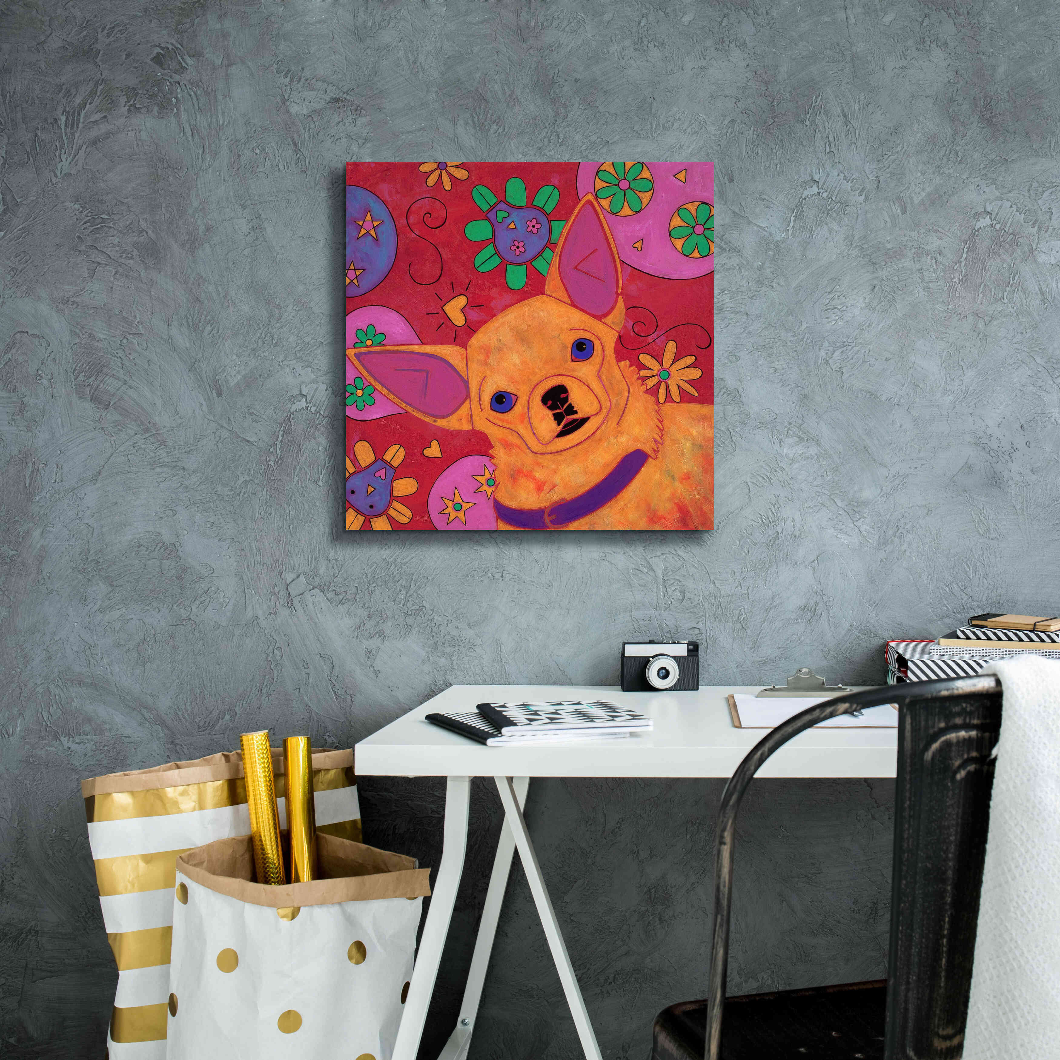 'Bandito Mexicano' by Angela Bond Giclee Canvas Wall Art,18x18