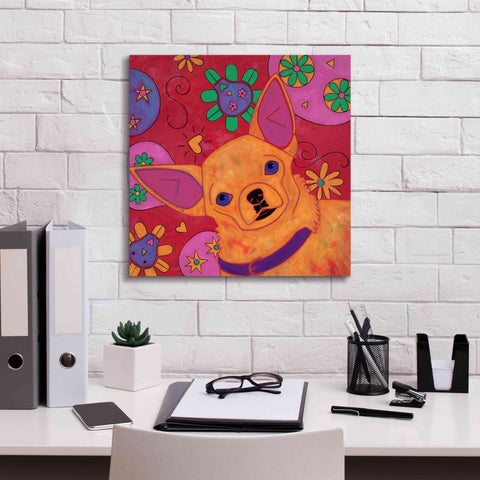 Image of 'Bandito Mexicano' by Angela Bond Giclee Canvas Wall Art,18x18