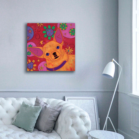 Image of 'Bandito Mexicano' by Angela Bond Giclee Canvas Wall Art,37x37