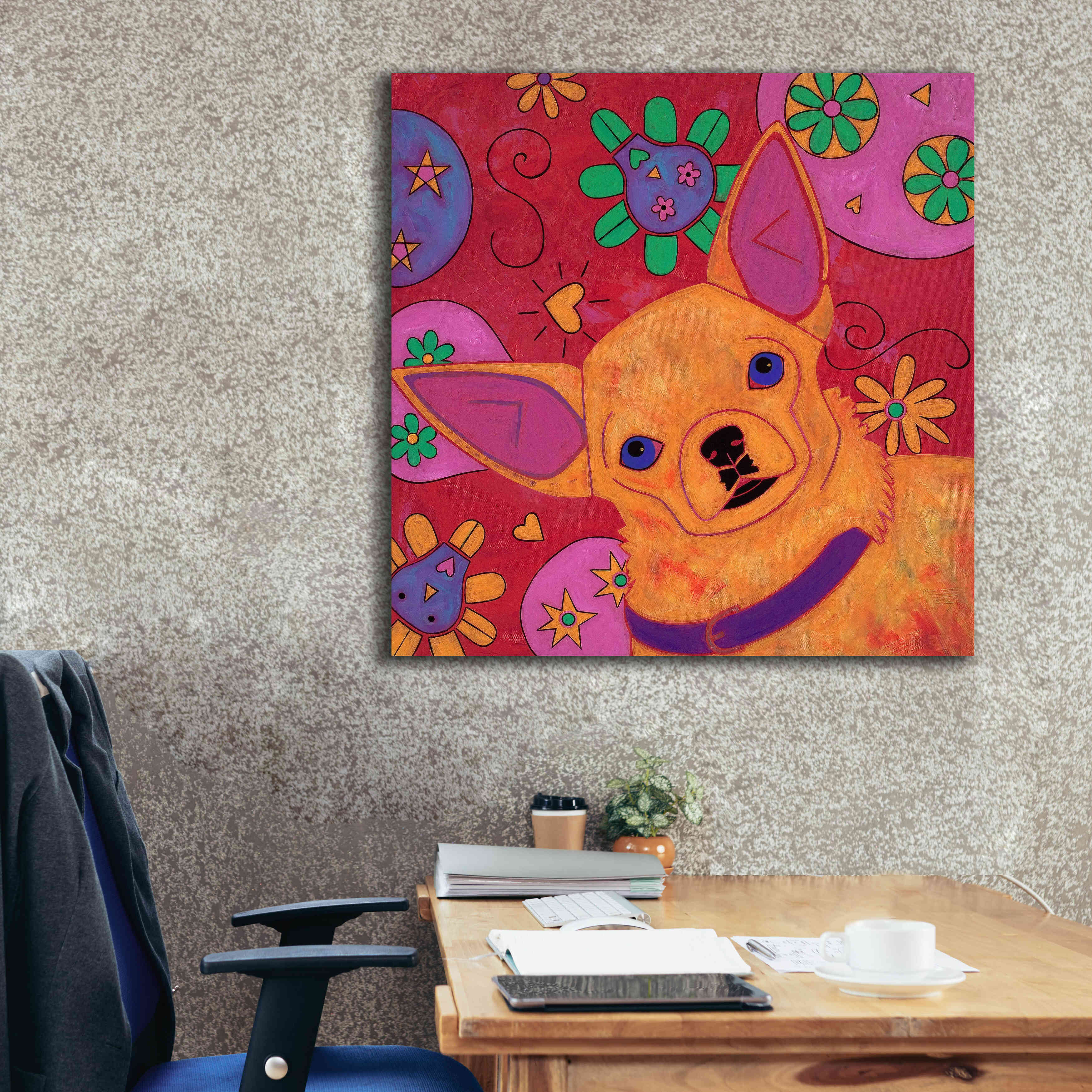 'Bandito Mexicano' by Angela Bond Giclee Canvas Wall Art,37x37