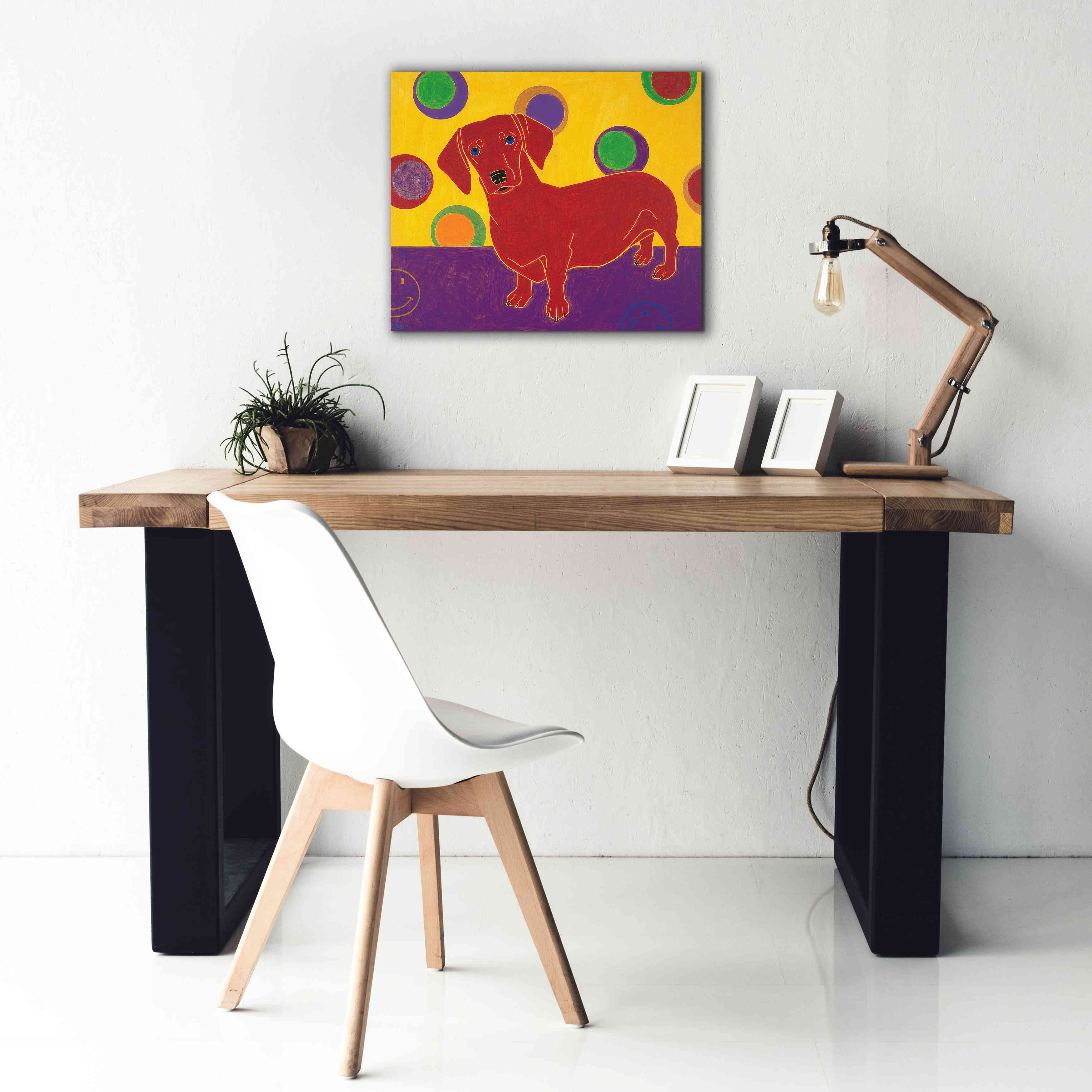 'Foot Long Fun III' by Angela Bond Giclee Canvas Wall Art,24x20