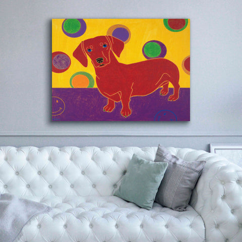 Image of 'Foot Long Fun III' by Angela Bond Giclee Canvas Wall Art,54x40