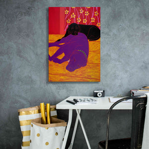 'Let Sleeping Dogs Lie' by Angela Bond Giclee Canvas Wall Art,18x26