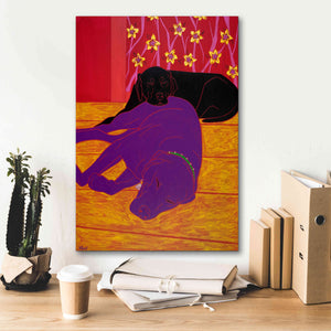 'Let Sleeping Dogs Lie' by Angela Bond Giclee Canvas Wall Art,18x26