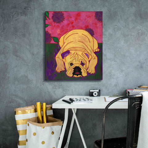 Image of 'Lounge Lizard' by Angela Bond Giclee Canvas Wall Art,20x24