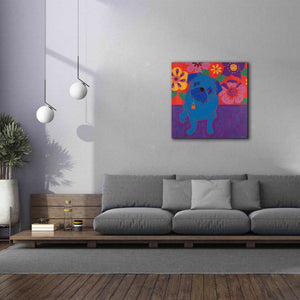 'Perspicacious Pug' by Angela Bond Giclee Canvas Wall Art,37x37
