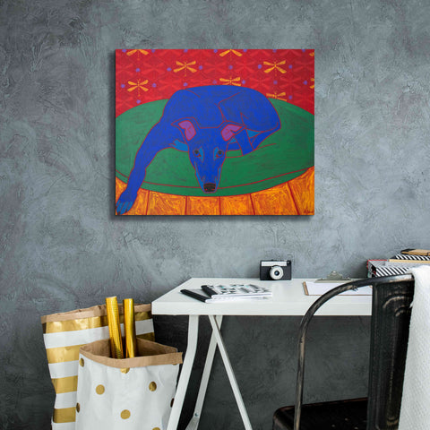 Image of 'Runner in Repose' by Angela Bond Giclee Canvas Wall Art,24x20