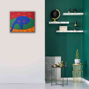 'Runner in Repose' by Angela Bond Giclee Canvas Wall Art,24x20
