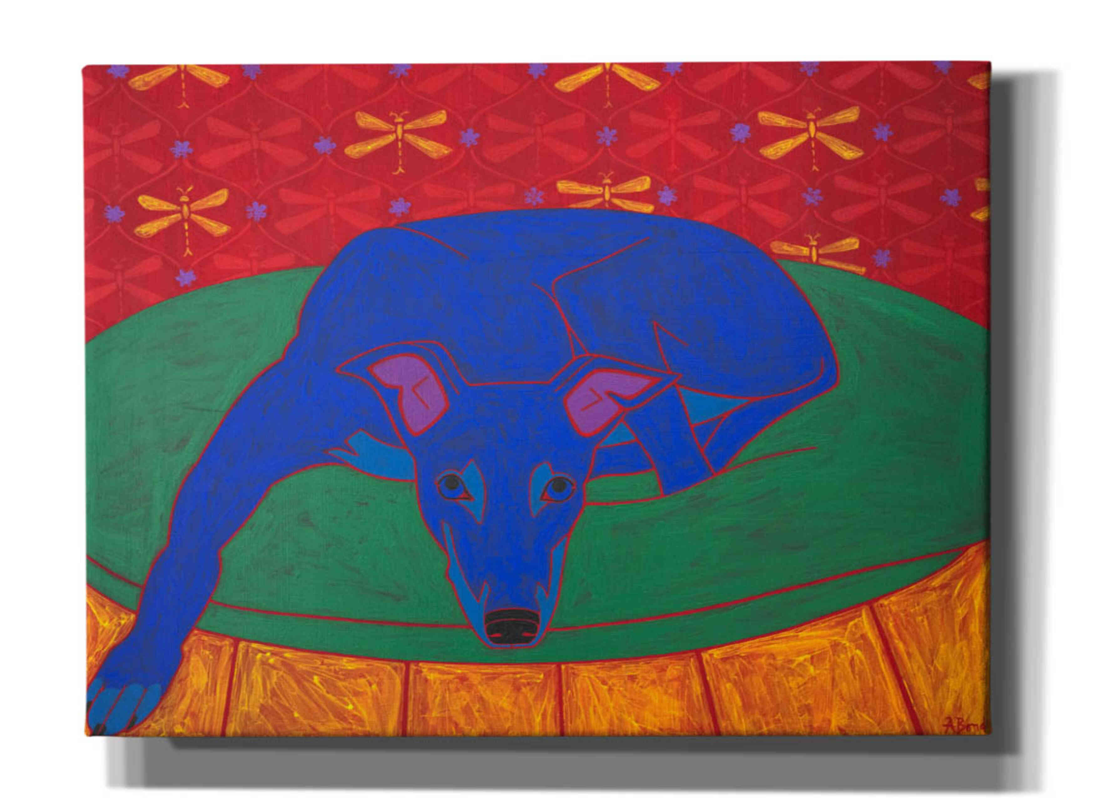 'Runner in Repose' by Angela Bond Giclee Canvas Wall Art