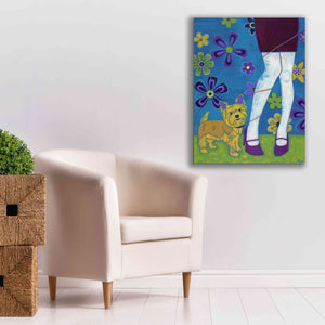 'The Yorkie Fandango' by Angela Bond Giclee Canvas Wall Art,26x34