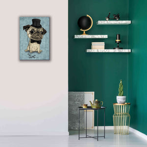 'Gentle Pug' by Barruf Giclee Canvas Wall Art,18x26