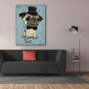 'Gentle Pug' by Barruf Giclee Canvas Wall Art,40x54