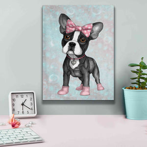 'Sweet Frenchie' by Barruf Giclee Canvas Wall Art,12x16