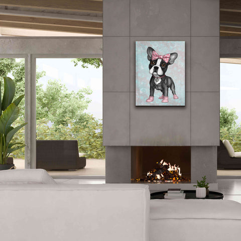 Image of 'Sweet Frenchie' by Barruf Giclee Canvas Wall Art,26x34