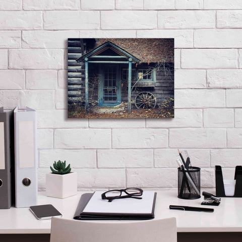 Image of 'Door to the Past' by Michael Broom Giclee Canvas Wall Art,16x12
