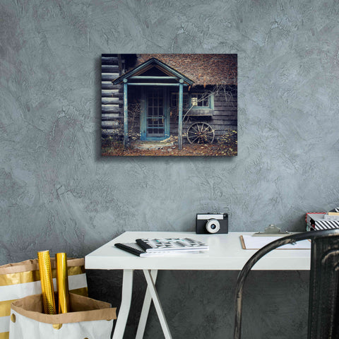 Image of 'Door to the Past' by Michael Broom Giclee Canvas Wall Art,16x12
