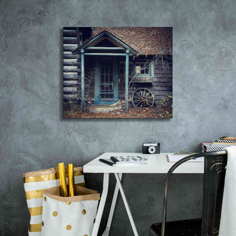 Image of 'Door to the Past' by Michael Broom Giclee Canvas Wall Art,24x20