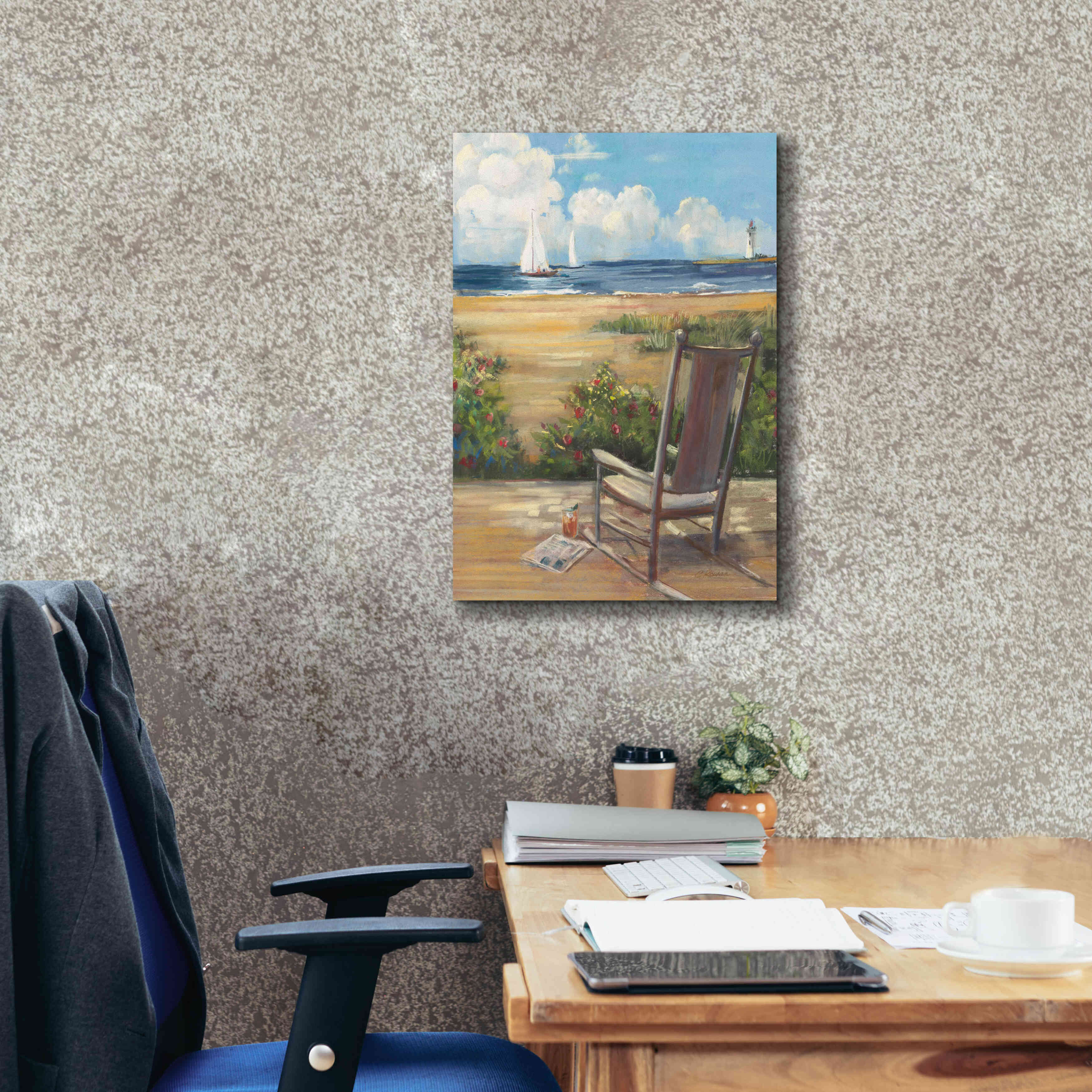 'By The Sea II' by Carol Rowan, Giclee Canvas Wall Art,18x26