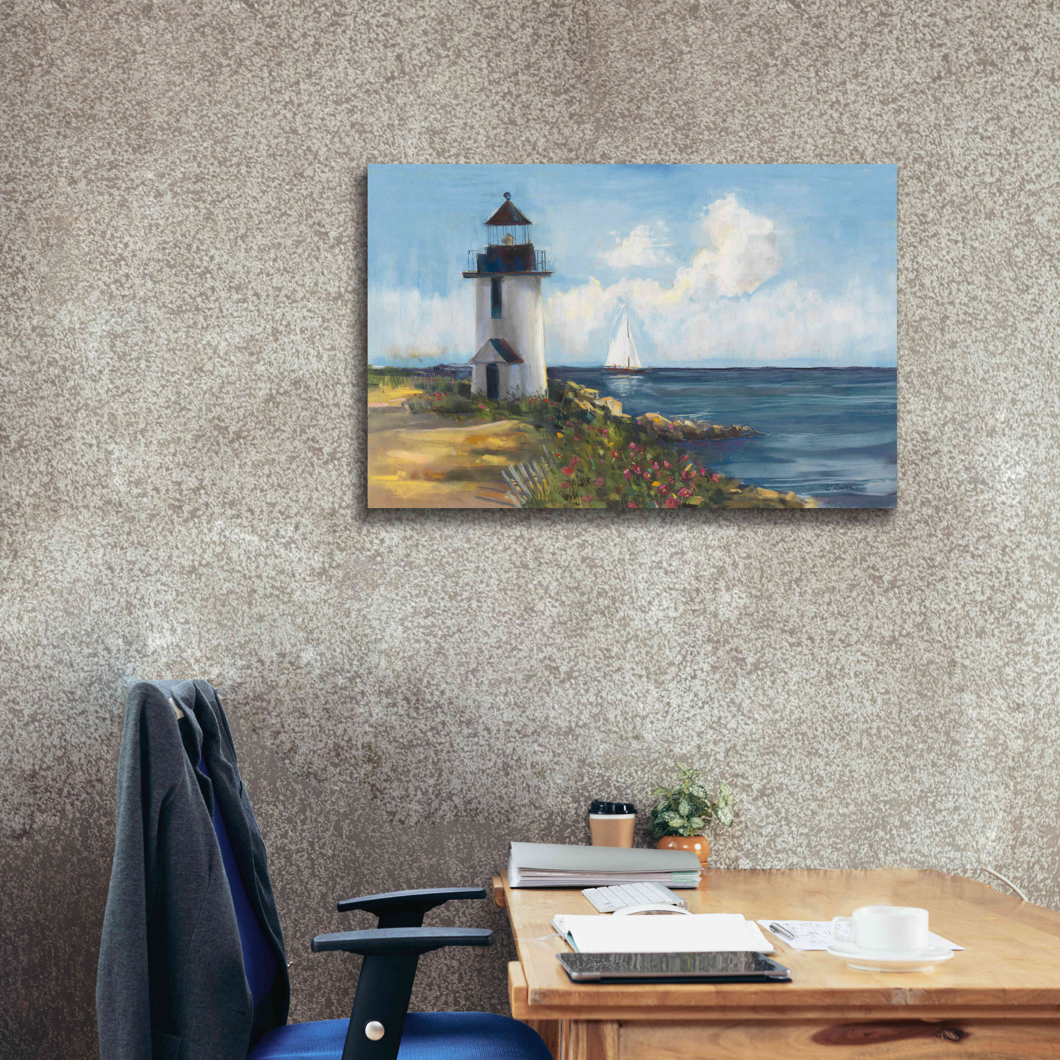 'Sunday Morning Sail' by Carol Rowan, Giclee Canvas Wall Art,40x26