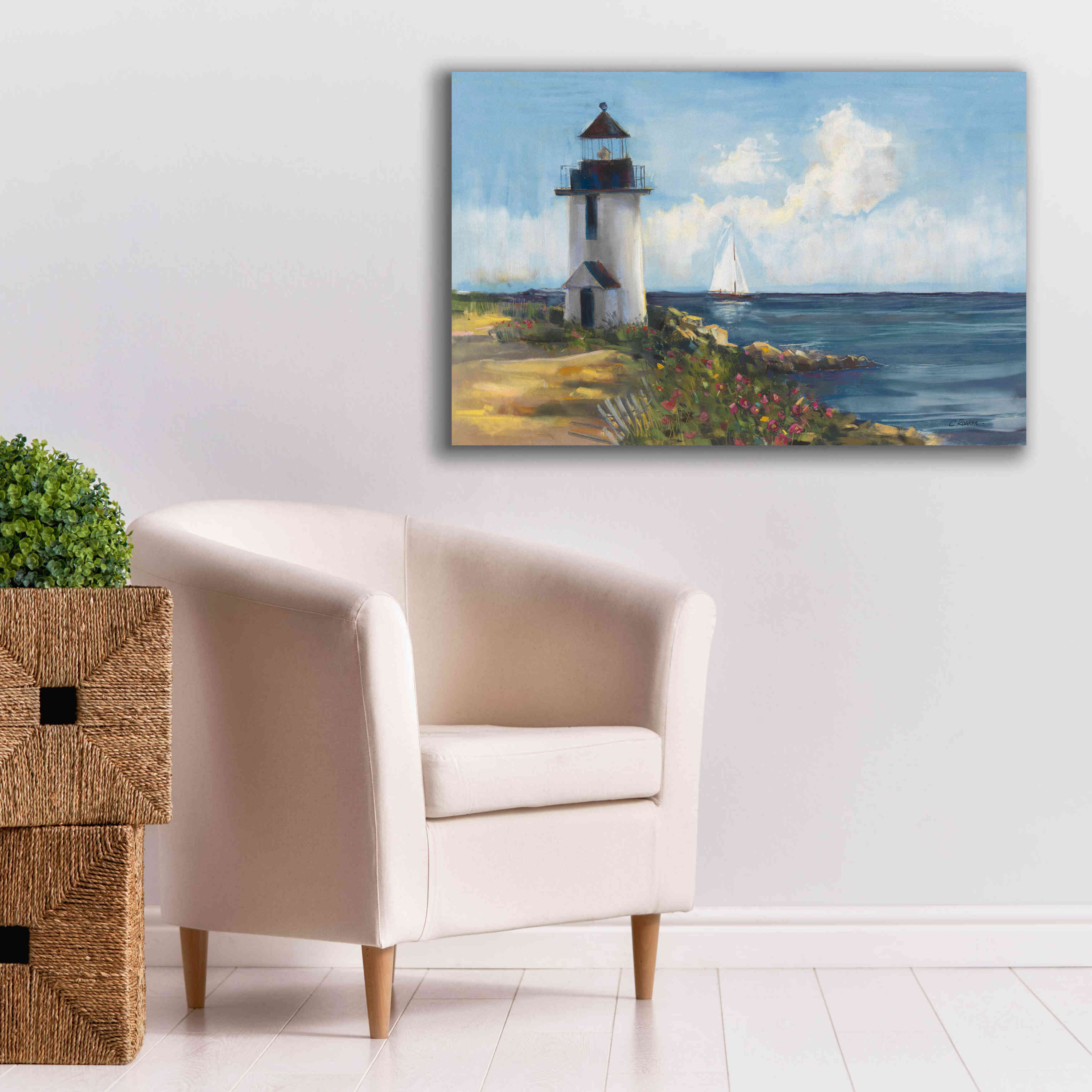 'Sunday Morning Sail' by Carol Rowan, Giclee Canvas Wall Art,40x26