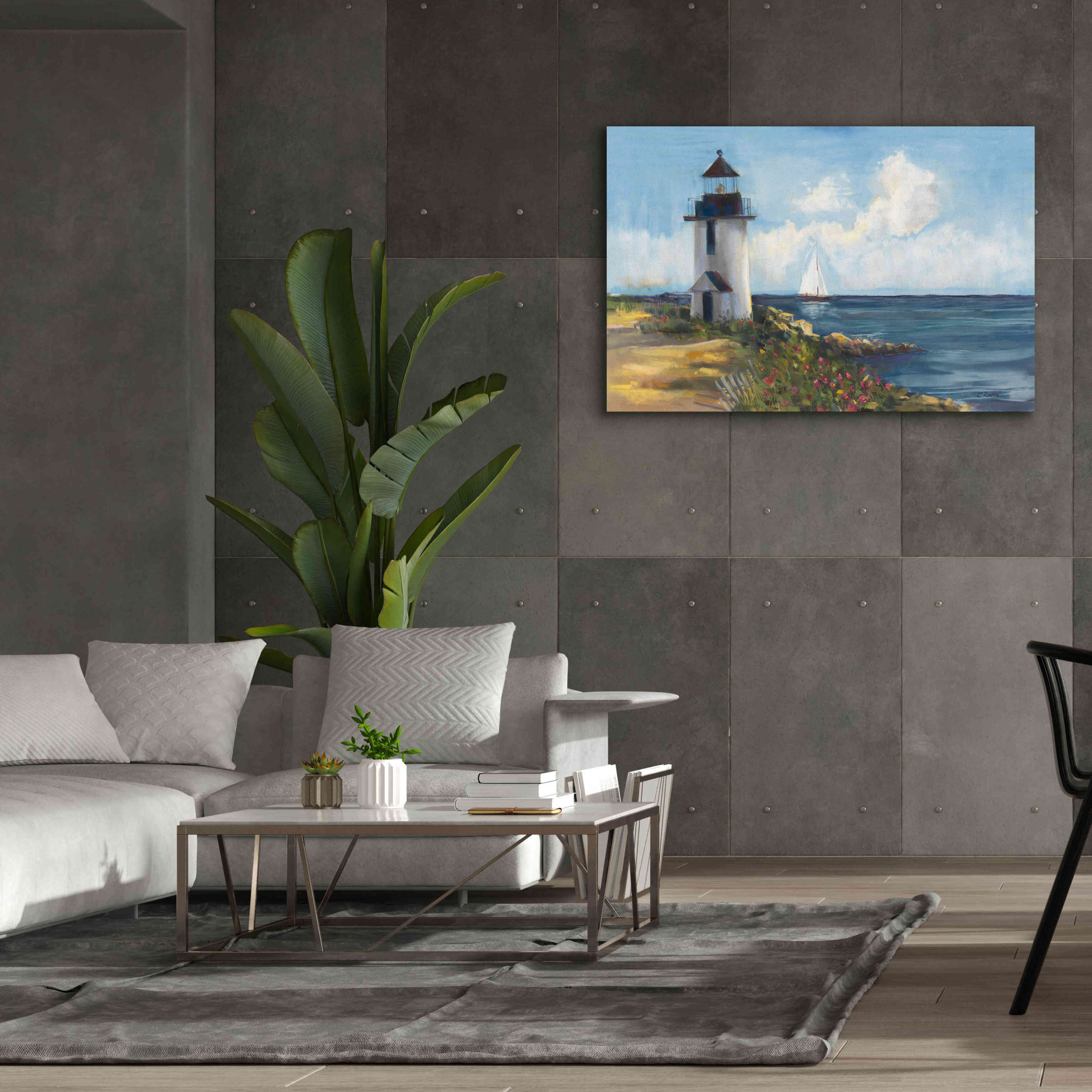'Sunday Morning Sail' by Carol Rowan, Giclee Canvas Wall Art,60x40