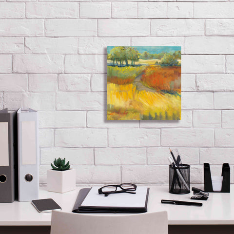Image of 'Late Summer Landscape II' by Carol Rowan, Giclee Canvas Wall Art,12x12