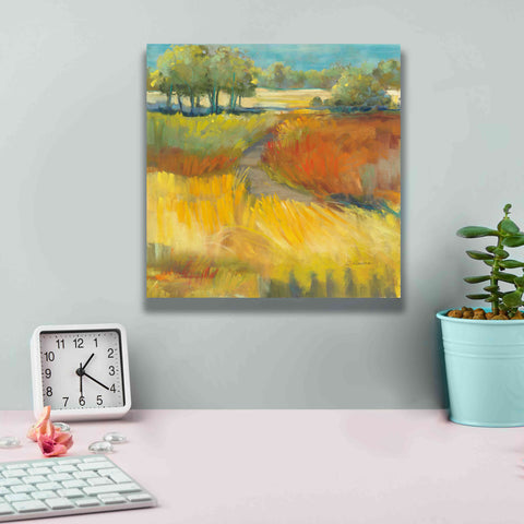 Image of 'Late Summer Landscape II' by Carol Rowan, Giclee Canvas Wall Art,12x12