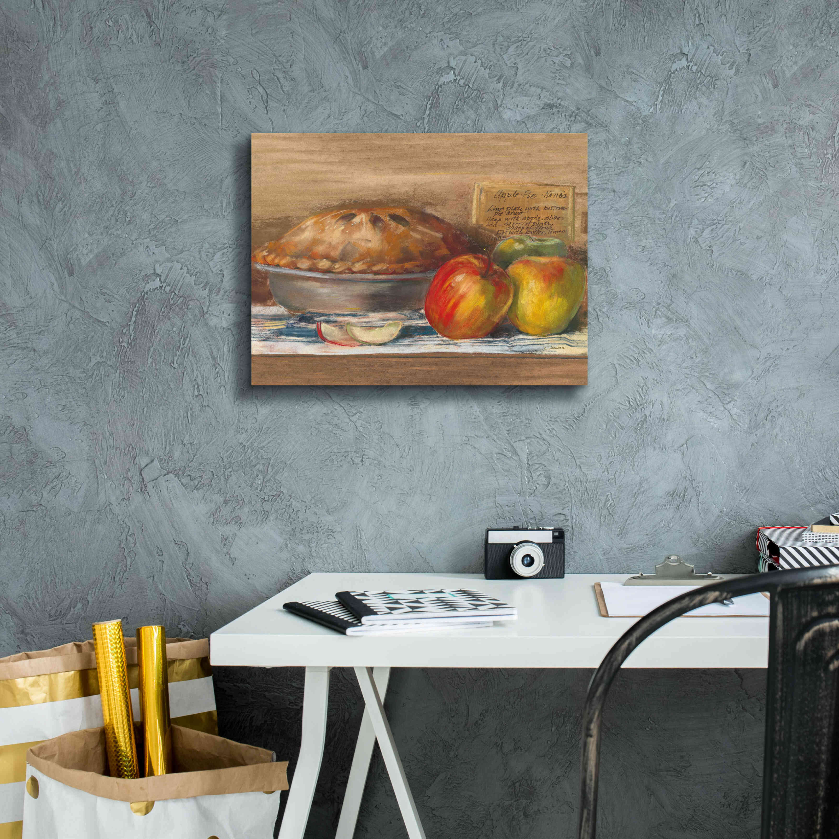 'Apple Pie' by Carol Rowan, Giclee Canvas Wall Art,16x12