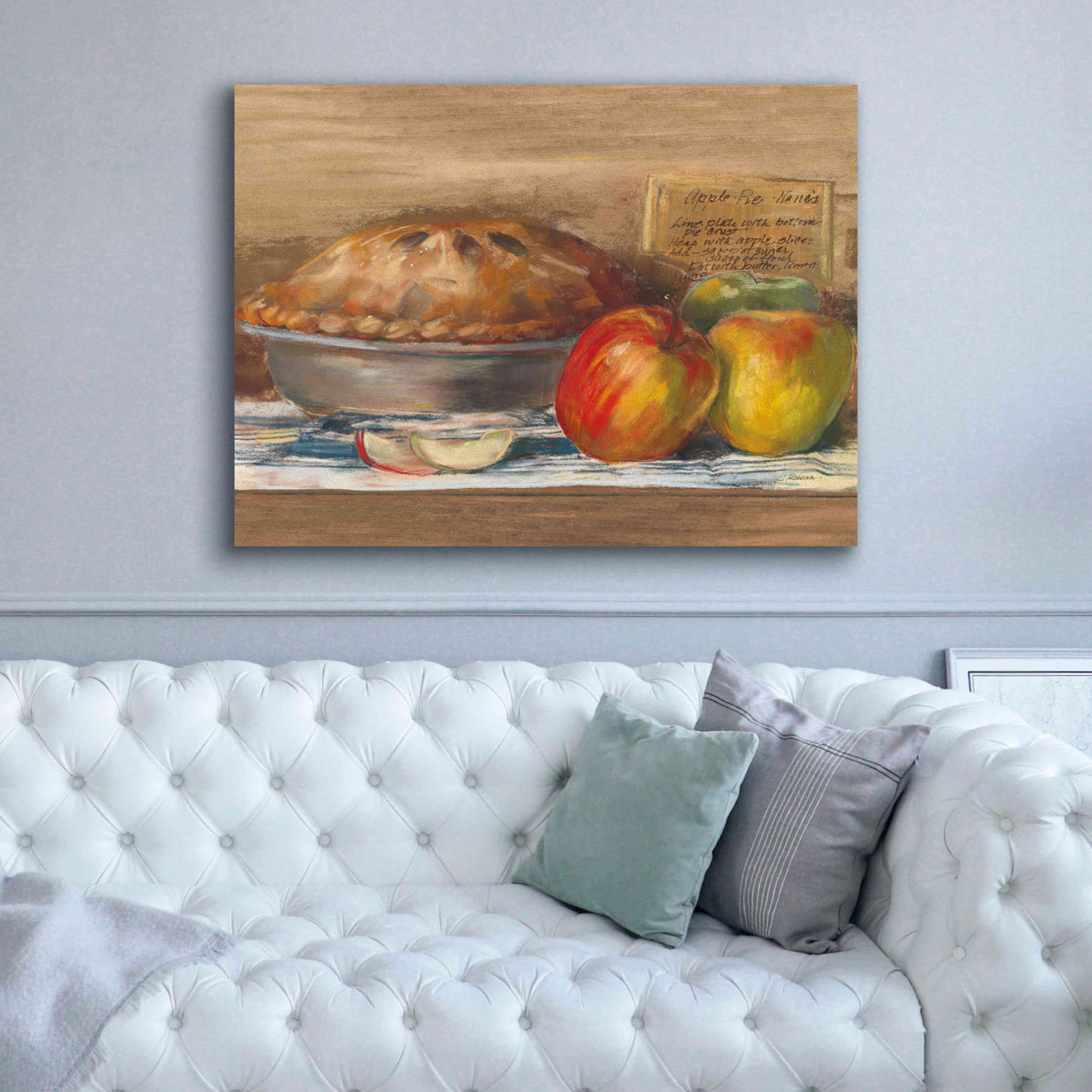 'Apple Pie' by Carol Rowan, Giclee Canvas Wall Art,54x40