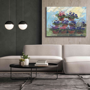 'Violets' by Carol Rowan, Giclee Canvas Wall Art,54x40