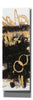 'Gold And Black Abstract Panel II' by Mike Schick, Giclee Canvas Wall Art