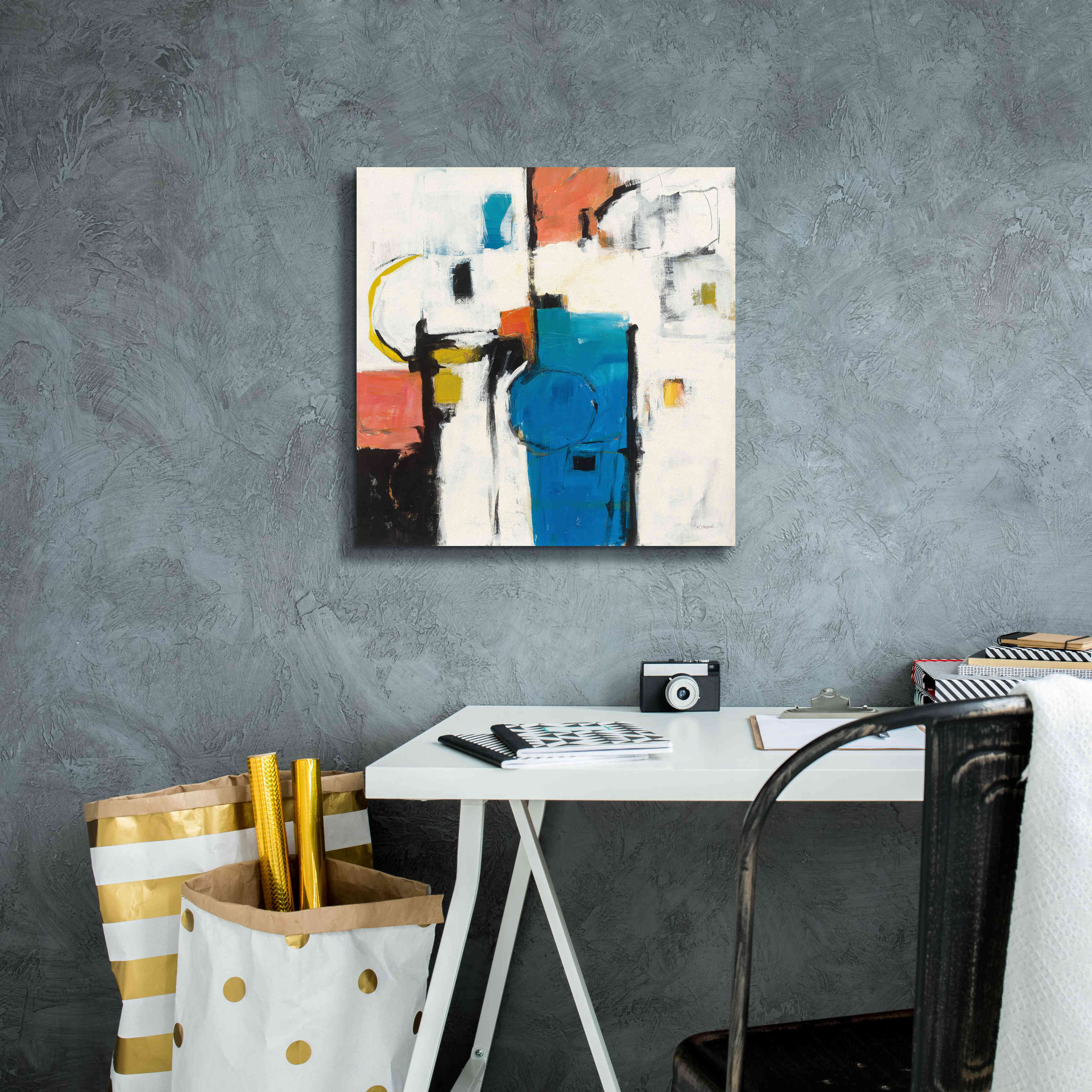 'Catalina II' by Mike Schick, Giclee Canvas Wall Art,18x18