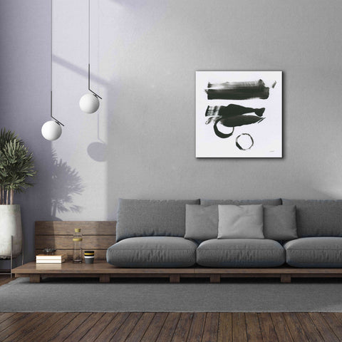 Image of 'Gold And Black Elements XVI' by Mike Schick, Giclee Canvas Wall Art,37x37