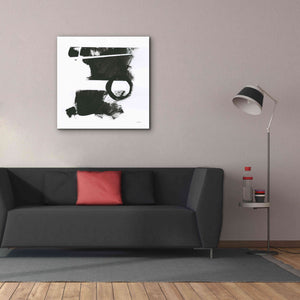 'Gold And Black Elements XVII' by Mike Schick, Giclee Canvas Wall Art,37x37