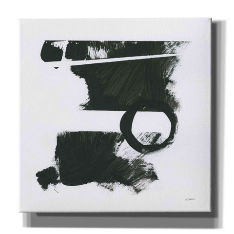 Image of 'Gold And Black Elements XVII' by Mike Schick, Giclee Canvas Wall Art