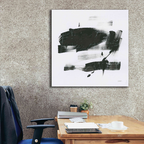 Image of 'Gold And Black Elements XX' by Mike Schick, Giclee Canvas Wall Art,37x37