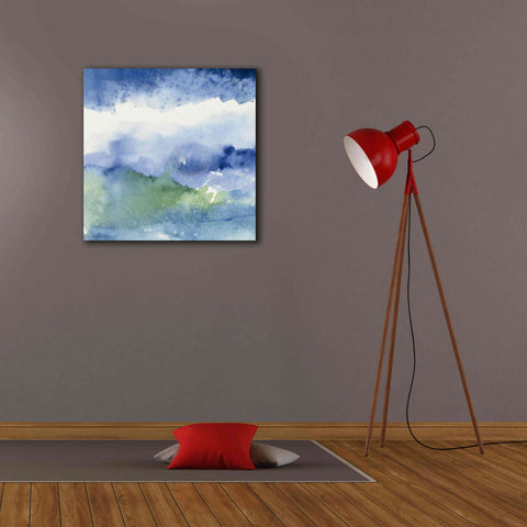 Image of 'Midnight At The Lake III' by Mike Schick, Giclee Canvas Wall Art,26x26