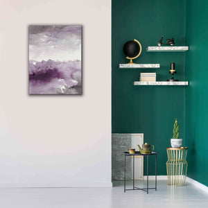'Midnight At The Lake II Amethyst Gray Crop' by Mike Schick, Giclee Canvas Wall Art,26x34