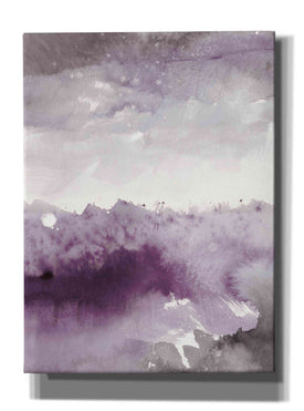 'Midnight At The Lake II Amethyst Gray Crop' by Mike Schick, Giclee Canvas Wall Art